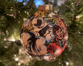 Mond Ritter Comic Weihnachtskugel Ornament