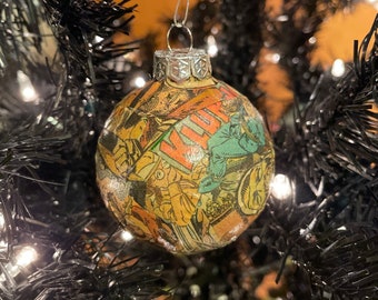 Indiana Jones Comic Christmas Ball Ornament