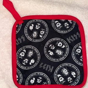 Kiss Rock Band Pot Holder