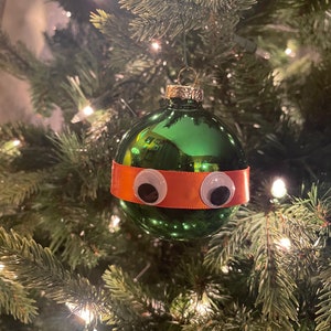 Teenage Mutant Ninja Turtle Michelangelo Christmas ball