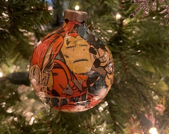 Iron Man Christmas Ball Ornament
