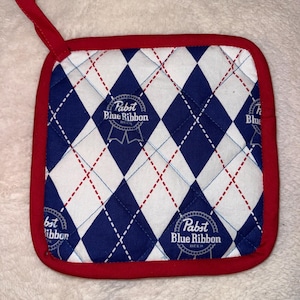 PBR Pabst Blue Ribbon Bier Topflappen