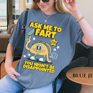 Fart Joke Comfort Color T-Shirt Dumb Shirt Exchange Contest Retro 90s Funny Dad Tee Genz Humor Gag Gift Embarrassing Unisex Vacation Shirt