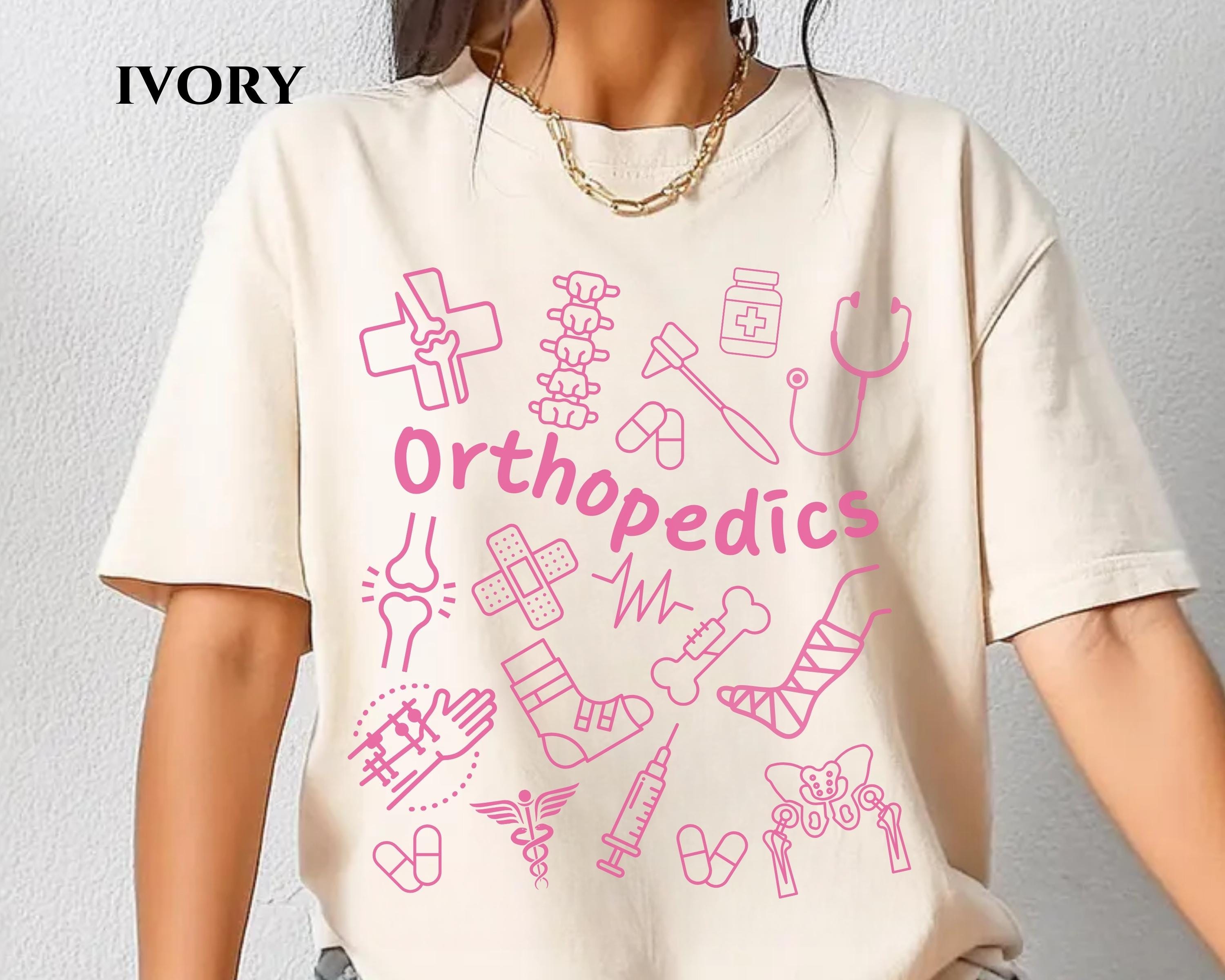 Orthopedics Comfort Color Shirt Ortho Nurse Shirt Medical Gift Orthopedics Technician Shirt Doodle Orthopedic Doctor Gift Future Orthopedic