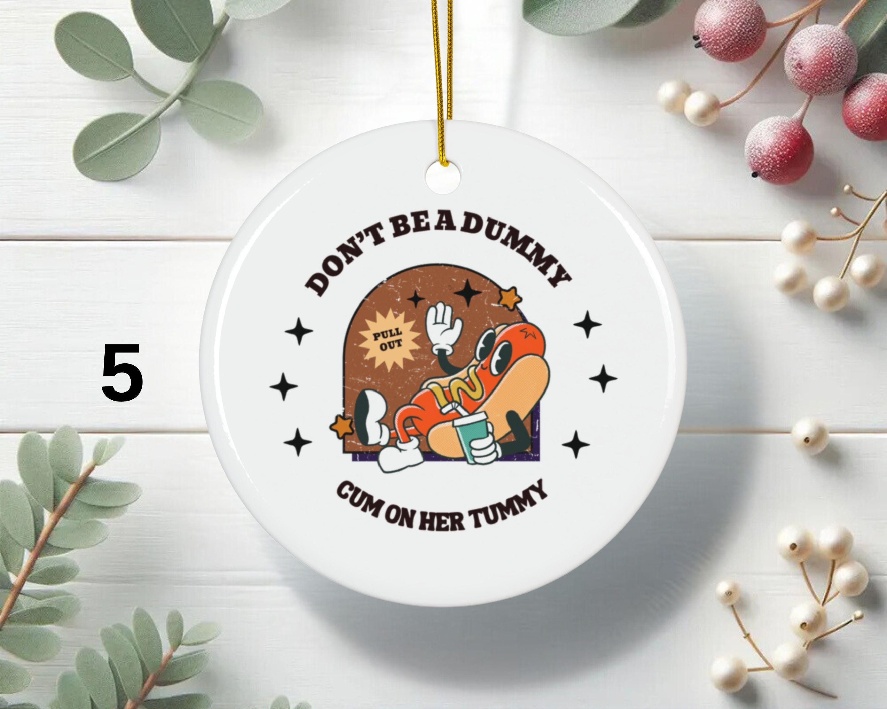 Ornament Exchange Embarrassing Inappropriate Gag Gift No Filter Ceramic ...