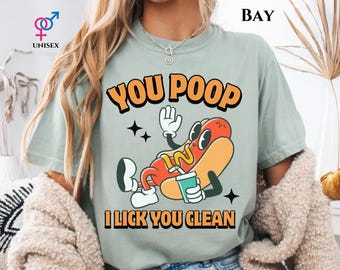 Poop Joke Shirt Funny Embarrassing Tee 90s Meme Shirt Gen Z Humor Gag Gift Weird T-shirt Dirty Humour Apparel