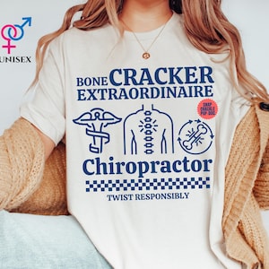 Chiropractic Shirt Chiropractor Gift Graduation Gift Retro Chiropractor Tee Chiro Crew Shirt PT Shirt Funny Chiropractor Gift Spine Shirt