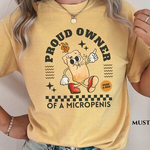Micropenis Comfort Color Shirt Inappropriate Raunchy Humor Embarrassing Tee Offensive Unhinged Shirts That Go Hard Prank Joke Rude Dumb Tee Bild 2