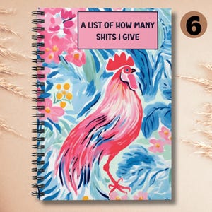 Funny Spiral Notebook Preppy Journal Gag Gift Snarky Notepad Office Coworker Gift Idea Sketchbook 6x8 Sarcastic Notebook For Colleagues Gift image 8