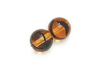 100 Tortoise Shell Glass Beads, 3mm Glass Beads, Smooth Round Czech Glass Druk Beads, #18016/3 GB0536G