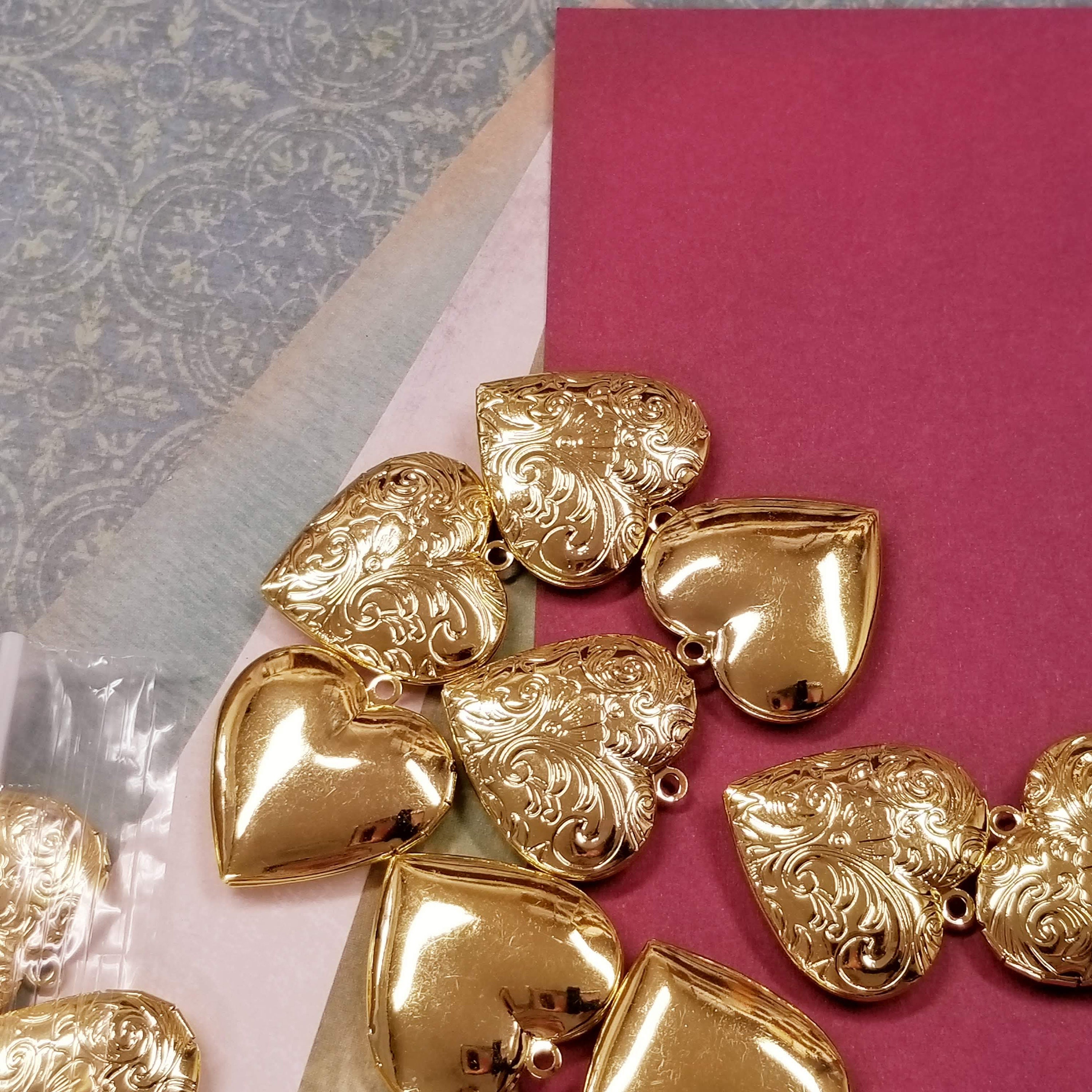 1 Locket Picture and Keepsake Locket 29x28x7mm C9380 Etsy