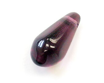 10 Amethyst Purple Teardrop Beads 14x7mm 291/2006 TD1092