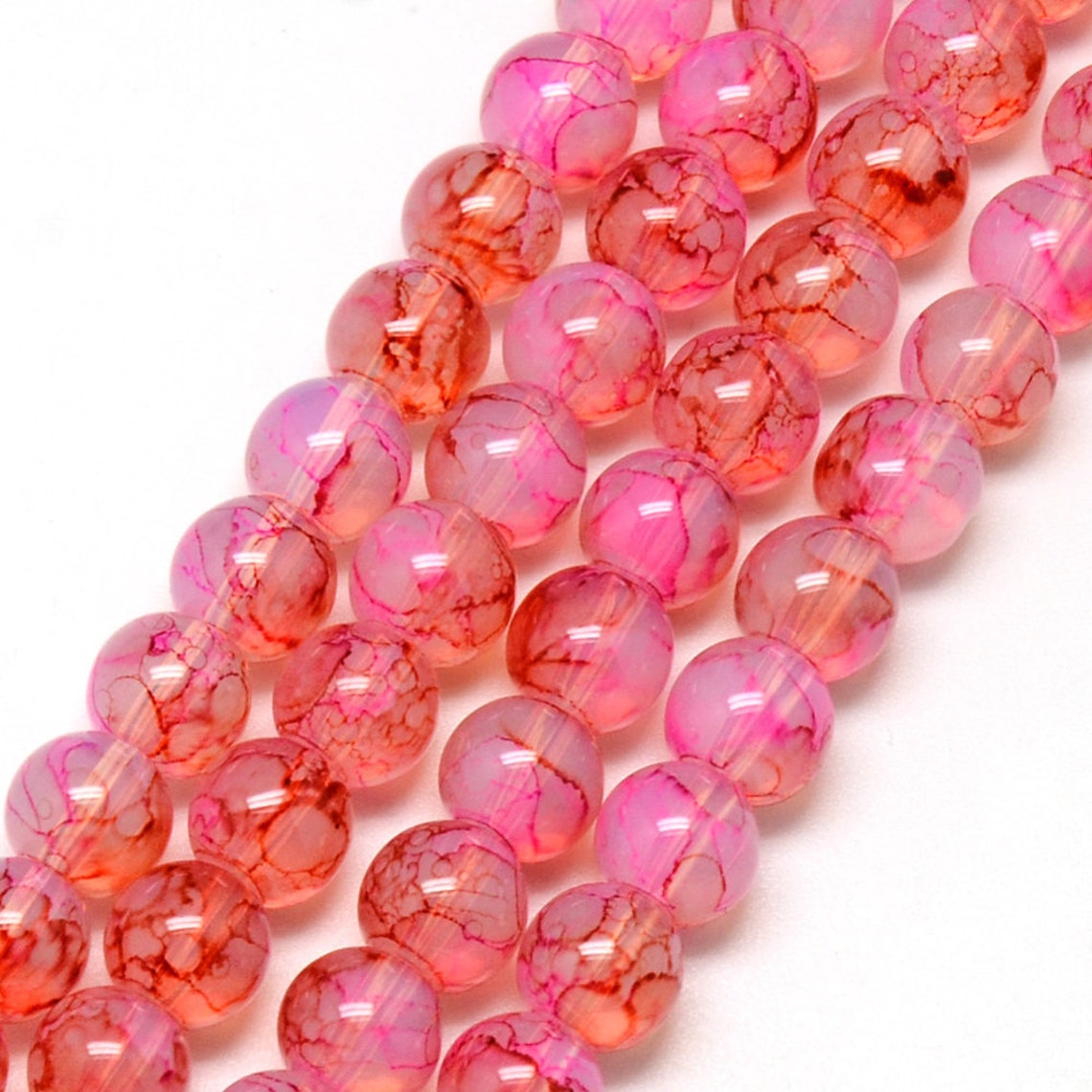 100-pcs-pink-imit-opalite-8mm-round-glass-beads-hole-1-3-gb9127-etsy