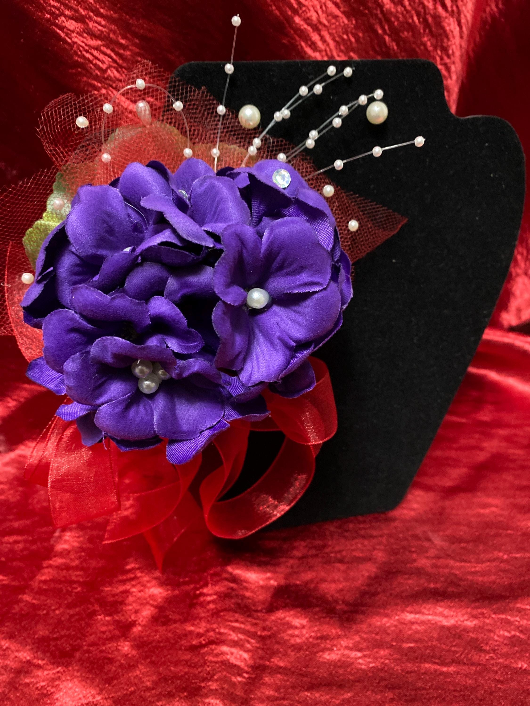 Purple Violet Corsage