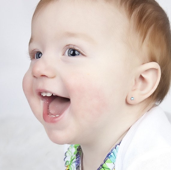 Ear studs for baby boy sale