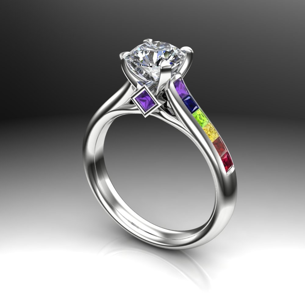 Anillos de compromiso 2025 lgbt