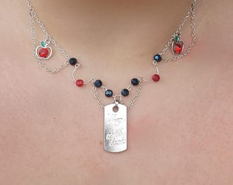 Love & Deepspace Character Necklace: Silver, Handmade, Mobile Game Jewellery