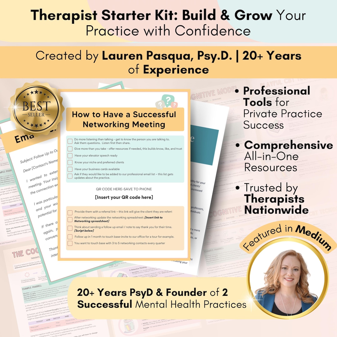Therapist Starter Kit: Private Practice Forms & Templates (instant ...
