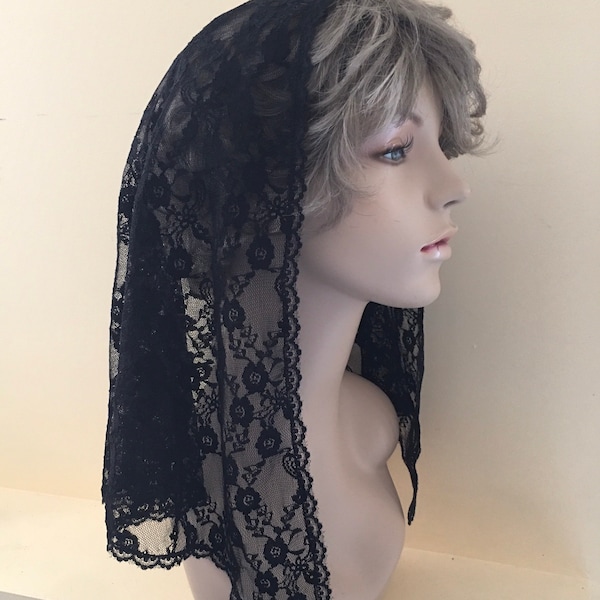Black Sequined Long Veil main image 0