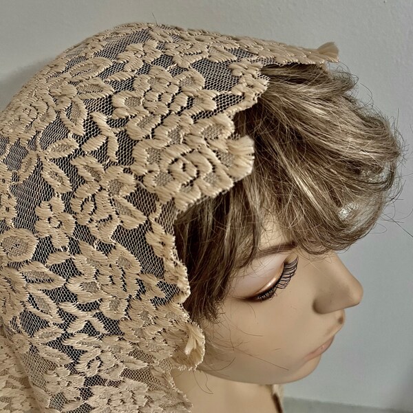 Lace Headcovering - Etsy