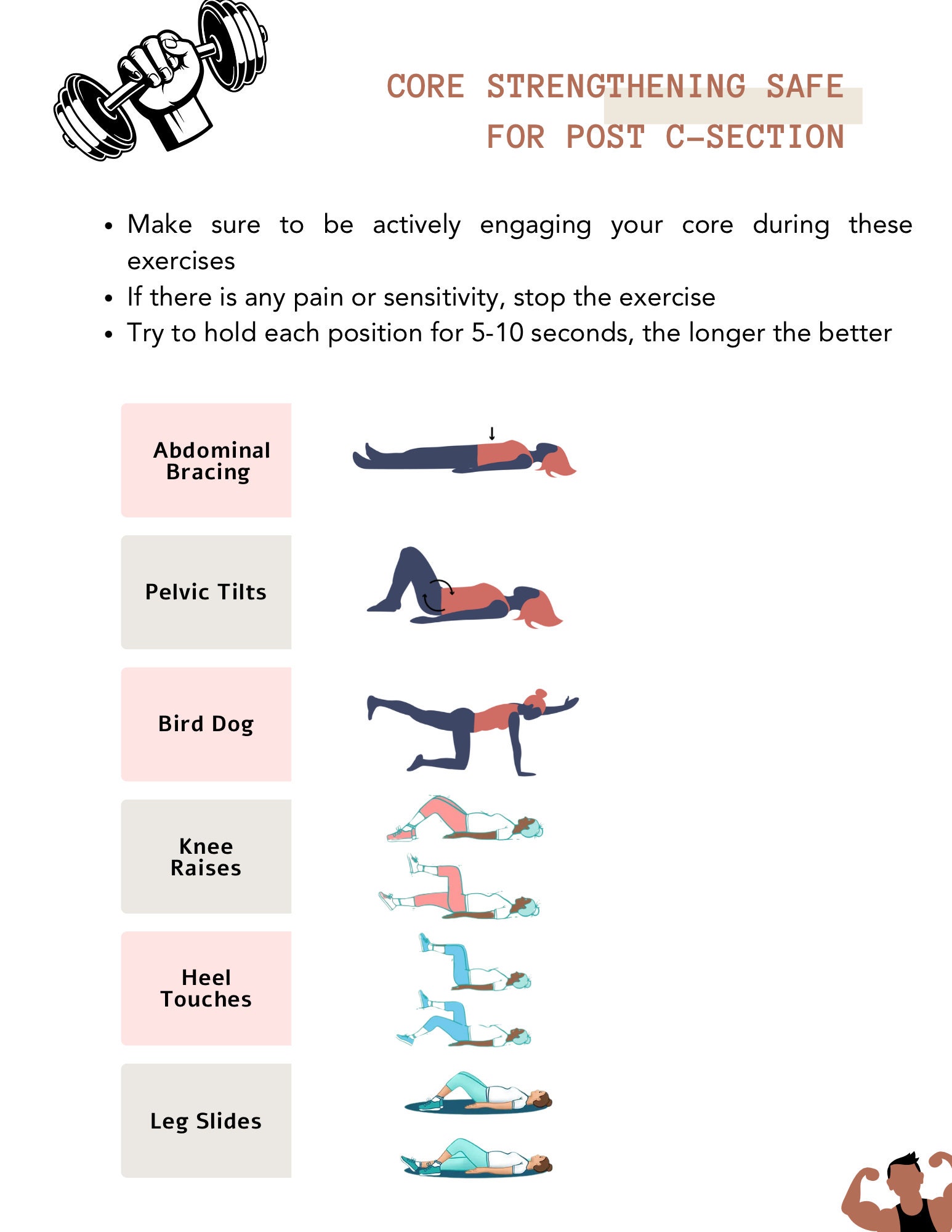 Legs and core reliable workout at home