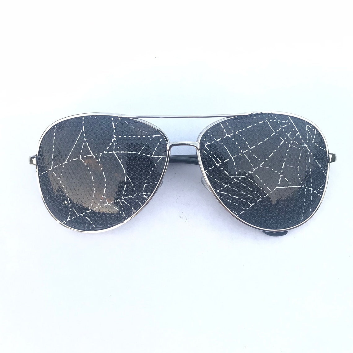 Spiderweb Graphic Aviator Framed Sunglasses Other Styles - Etsy