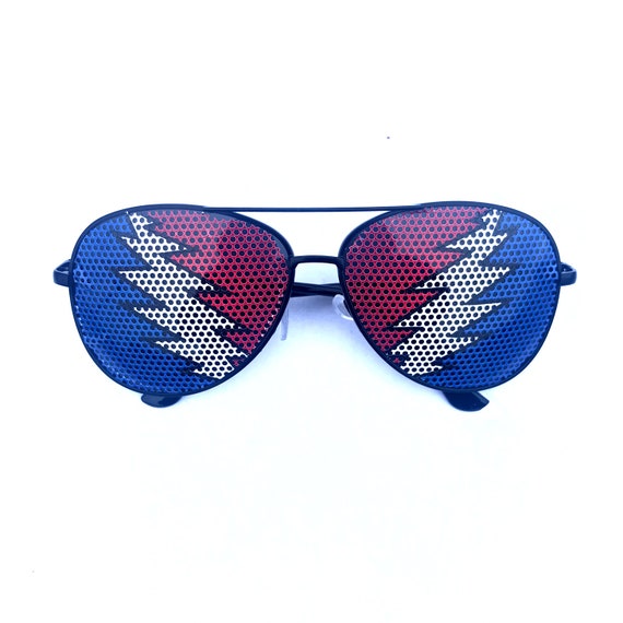 Uncle Sam bolt Graphic Aviator other Sunglasses, Etsy styles available - Österreich