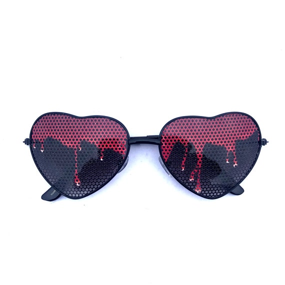 heart aviator sunglasses