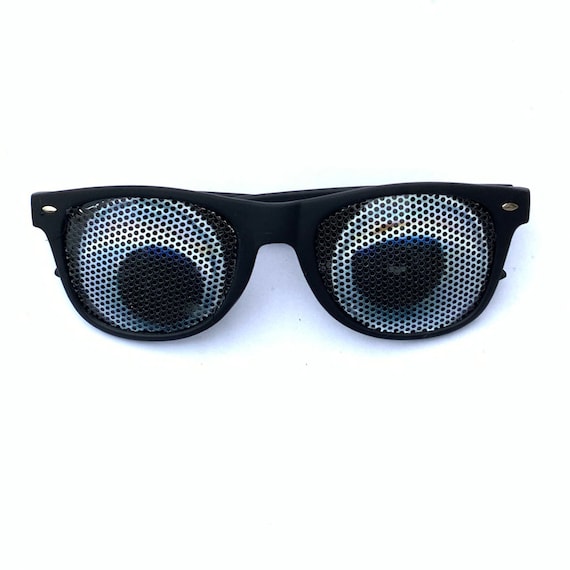 Faux Googly Eye Graphic Aviator Sunglasses