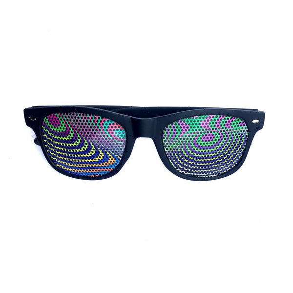 Psychedelic Glasses Etsy