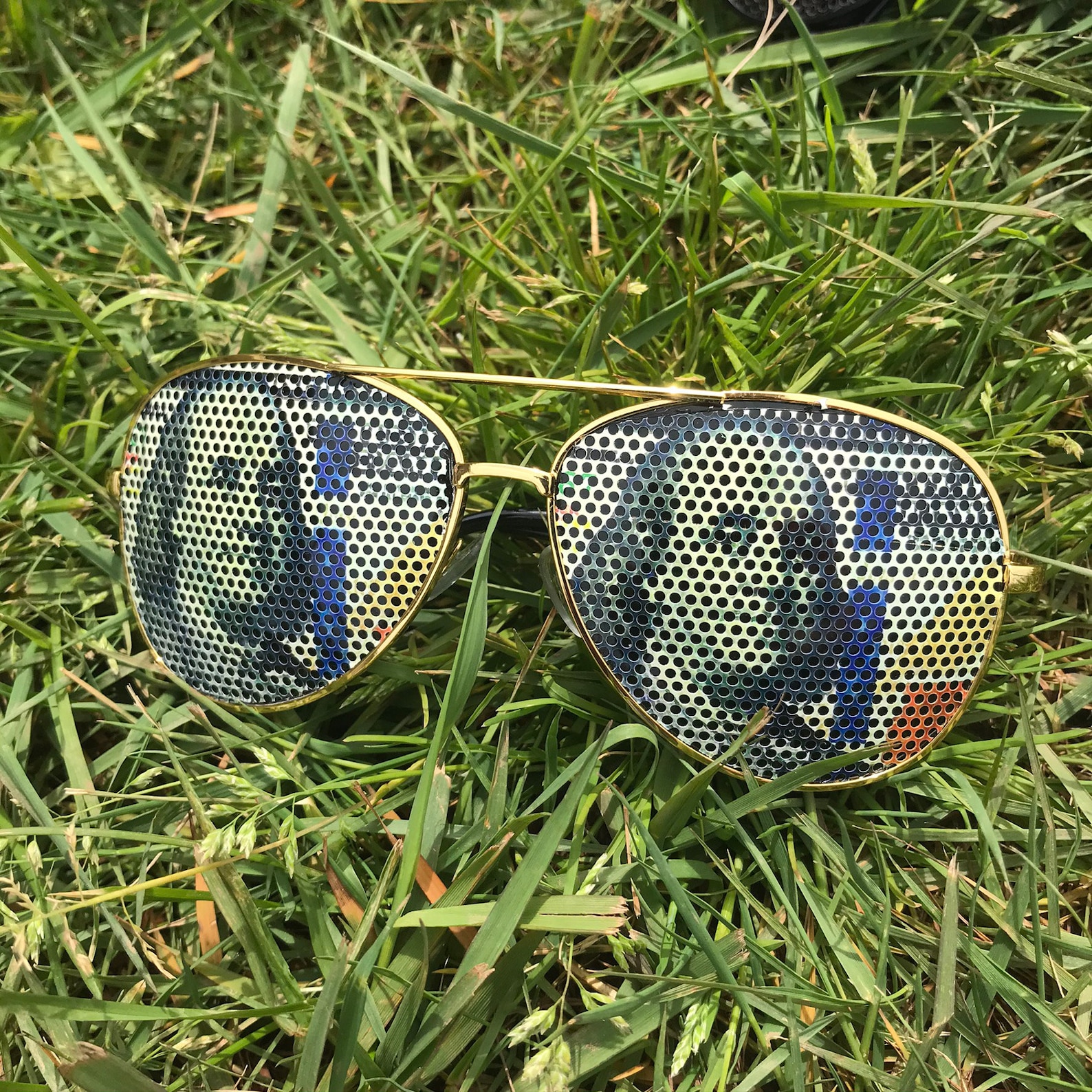 100 Dollar Bill Graphic Aviator Sunglasses Other Styles Etsy