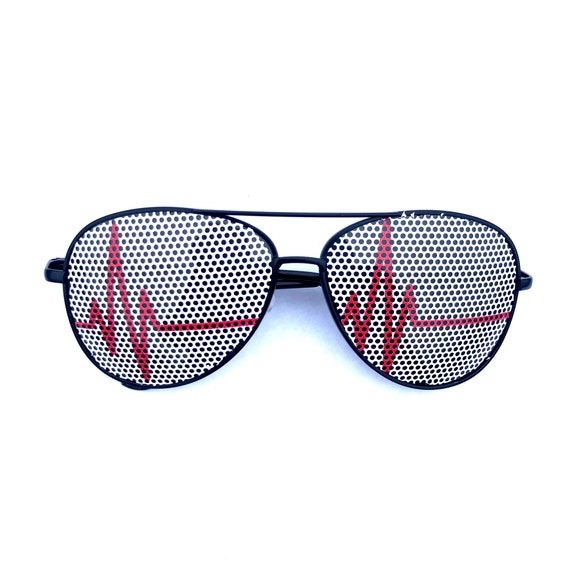 heart aviator sunglasses