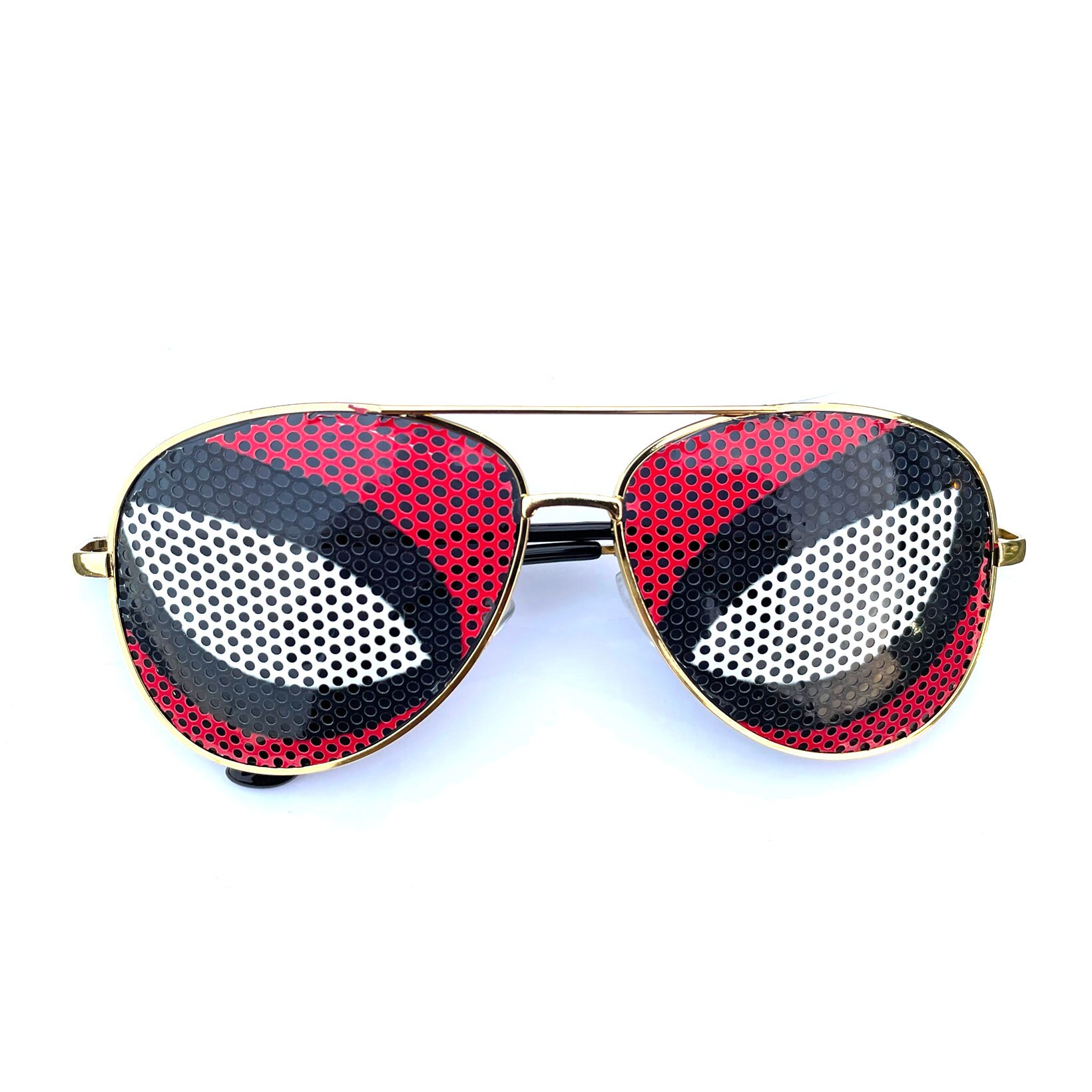 Superhero Spider Eyes Graphic Sunglasses Aviator Etsy Finland 