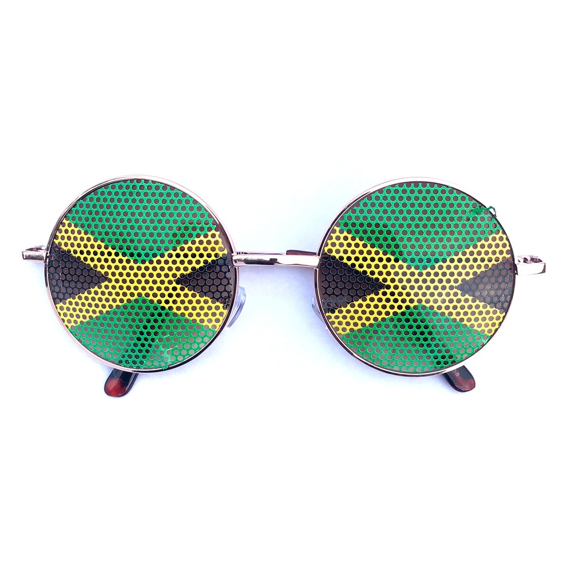 Jamaican Flag Graphic Aviator Sunglasses other Styles Etsy