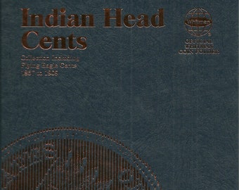 Partially Filled Indian Head Cent Coin Folder