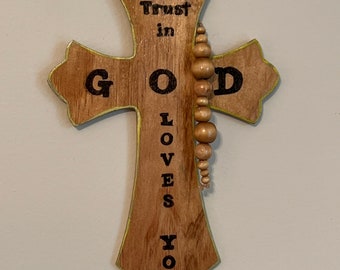 Trust in God-God Loves You Wall hanging