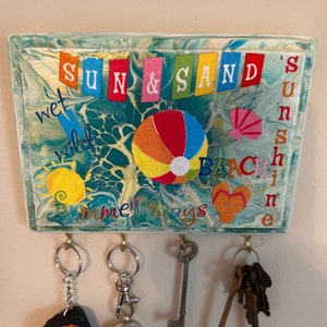 Beach Scene Key Holder image 3