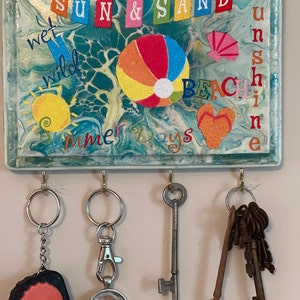 Beach Scene Key Holder image 1