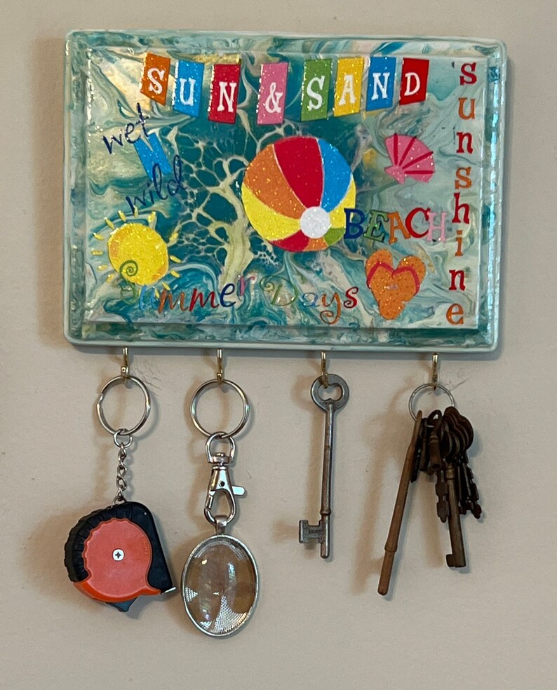 Beach Scene Key Holder image 2