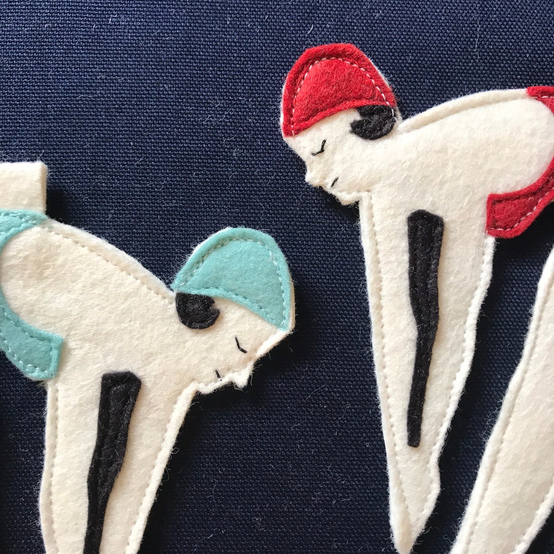 Diving Girl Ornament Set Etsy