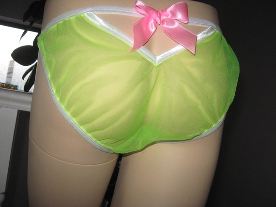 Pretty Sheer Soft Nylon Knickers Tango Panties Adult Feminine