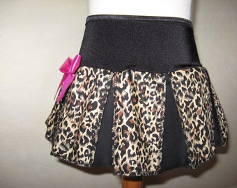 Festival Leopard cheerleader skirt Punk,Rock,Black,Brown,Fawn,Pink -All Sizes Sequoia