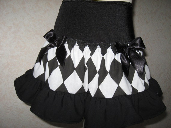 Mini Goth Emo Bebé Niñas De Encaje Negro top//bloomer Set