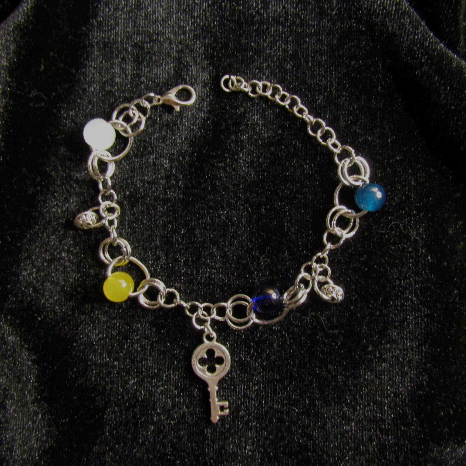 Coraline Inspired Handmade Silver Chain Bracelet Etsy