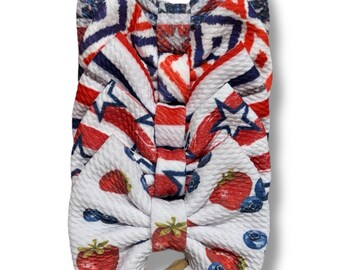 Patriotic bows, Fourth of July bows, American bows, RWB bows, holiday set, Independence Day bows