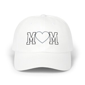 Heart Design Mom Cap - Retro Style Women&#39;s Ball Hat, Mother&#39;s Day Gift, Family Love Baseball Hat, Gift for Mom, Motherhood Cap, New Mom