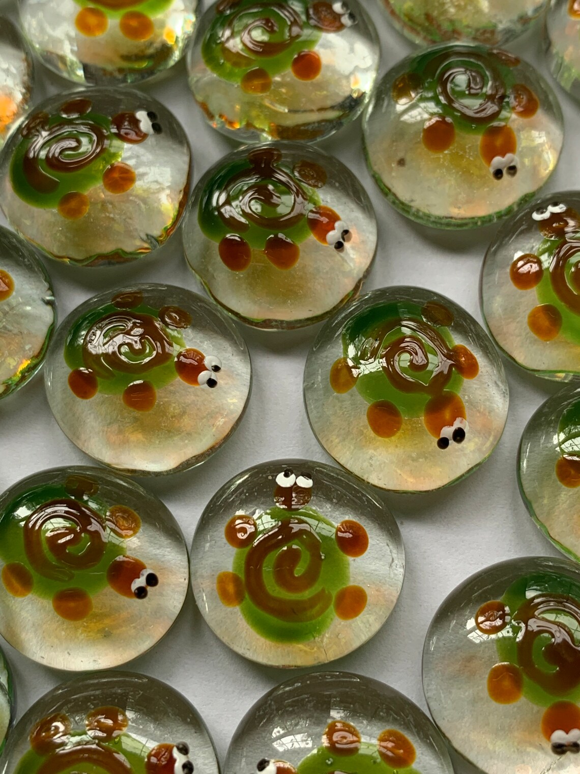 Turte Gems Hand Painted Glass Gems Turtles Turtle for Crafts , Party Decorations ...