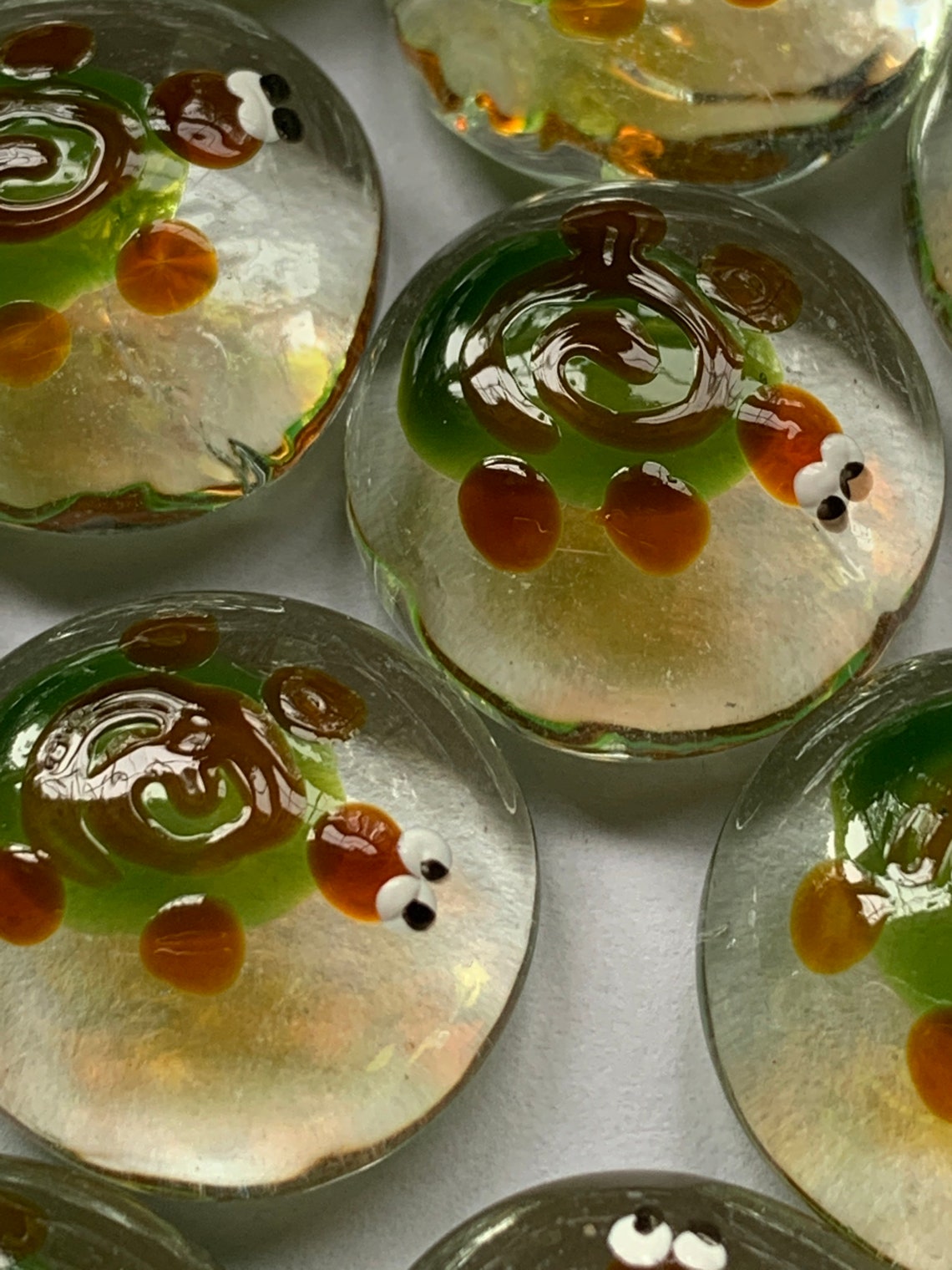 Turte Gems Hand Painted Glass Gems Turtles Turtle for Crafts , Party Decorations ...
