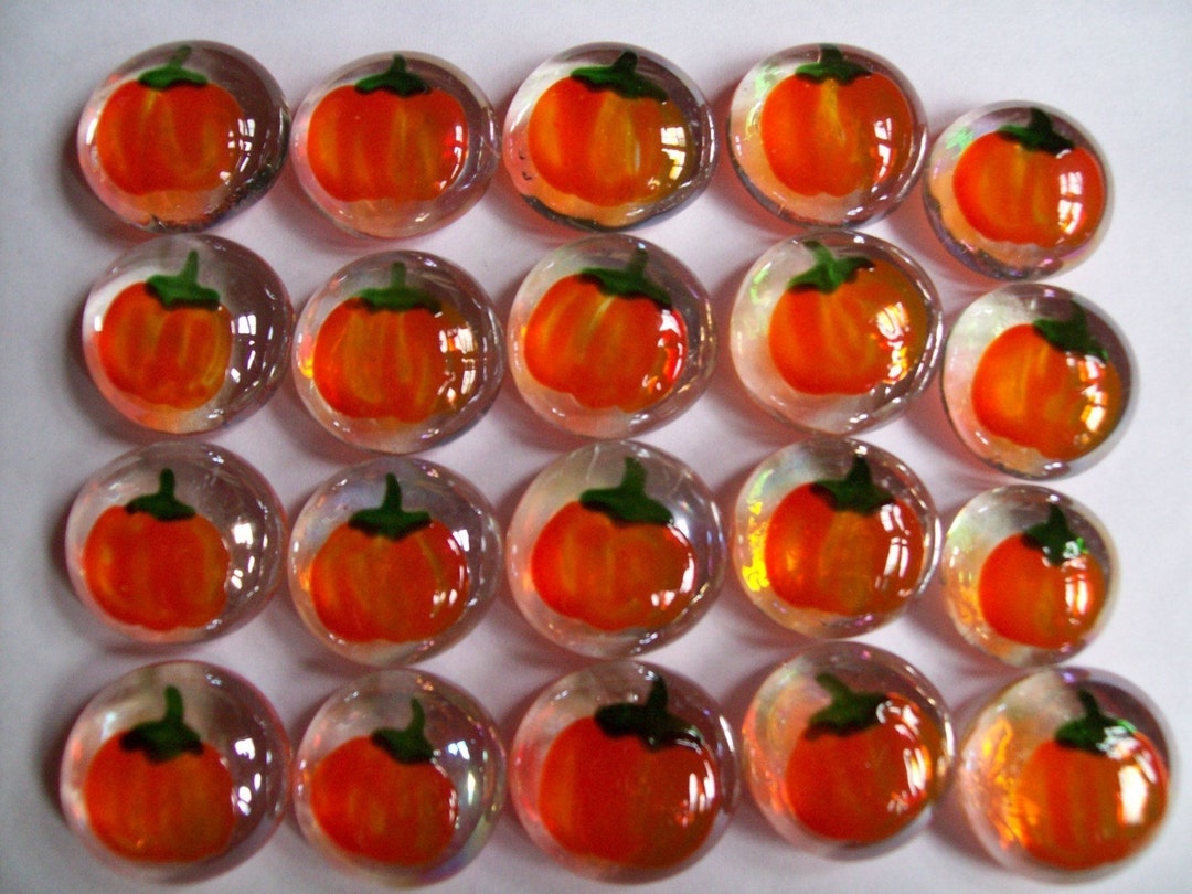 Hand Painted Glass Gems Set of 100 Party Favors Decorations Art ...