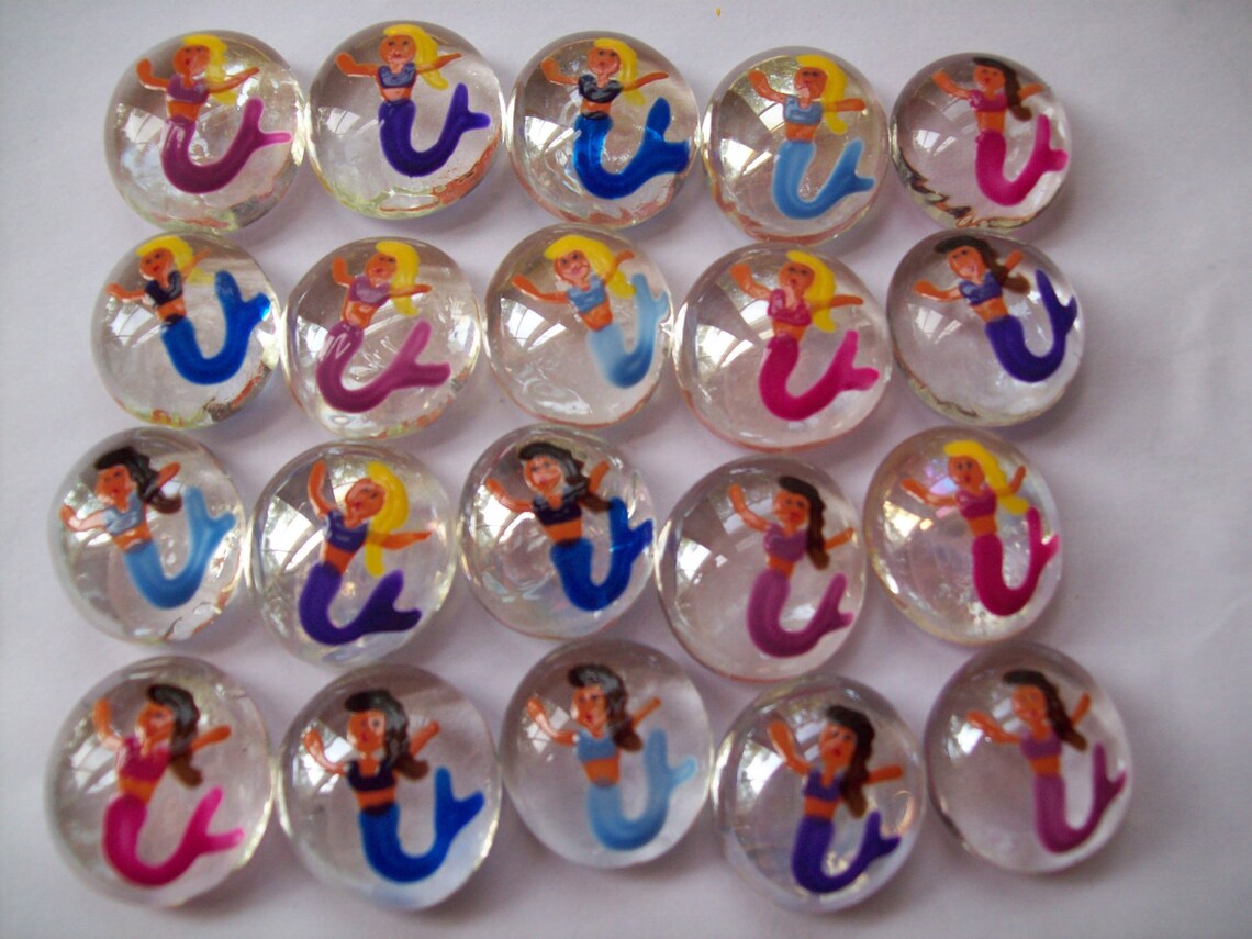 Handpainted Glass Gems for Crafts Party Decorations Favors Etsy